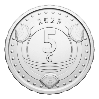 5 cent Caribische Gulden munt