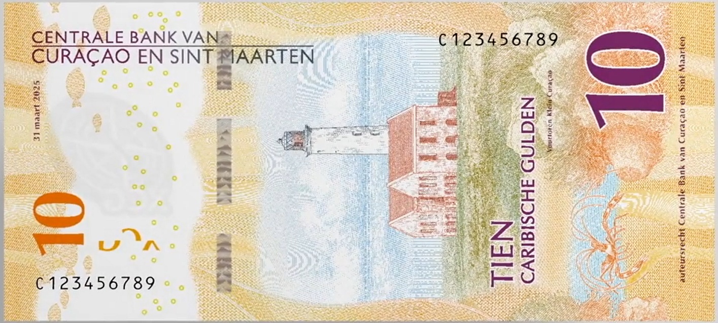 10 Caribische gulden biljet