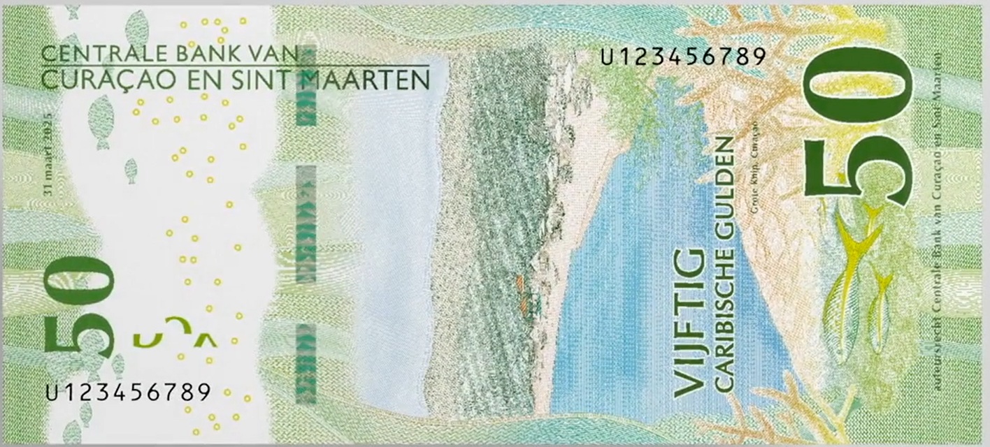 50 Caribische gulden biljet